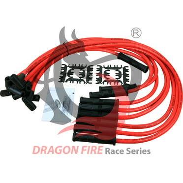 Dragon Fire Race Series High Performance 10.2mm Ignition Spark Plug Wire Set Compatible Replacement For 1959-1972 Dodge Mopar Chrysler 383 400 413 440 Oem Fit PWJ133 